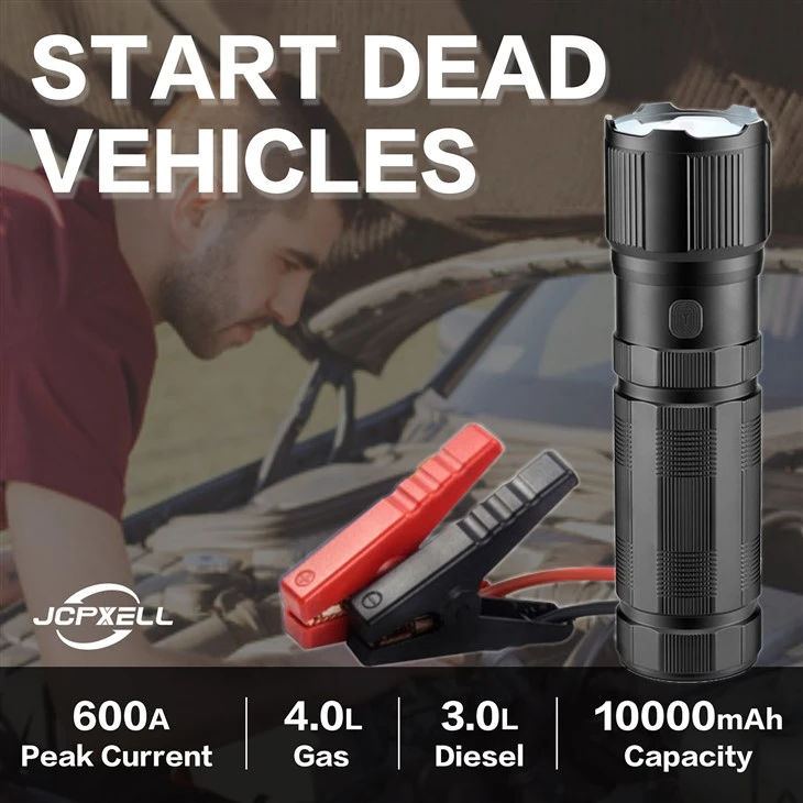 2、jump start the dead batteries