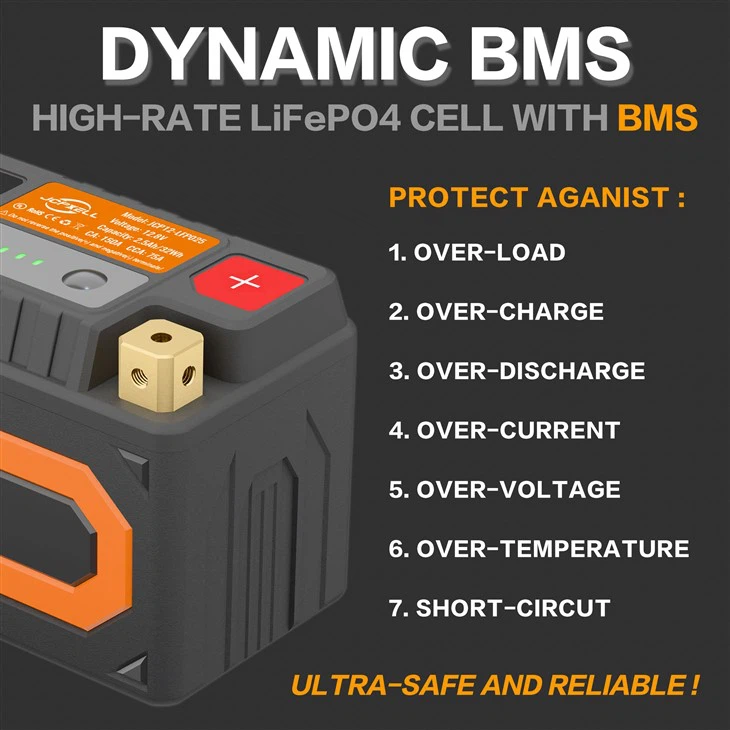 12v Motorcycle Starter Battery