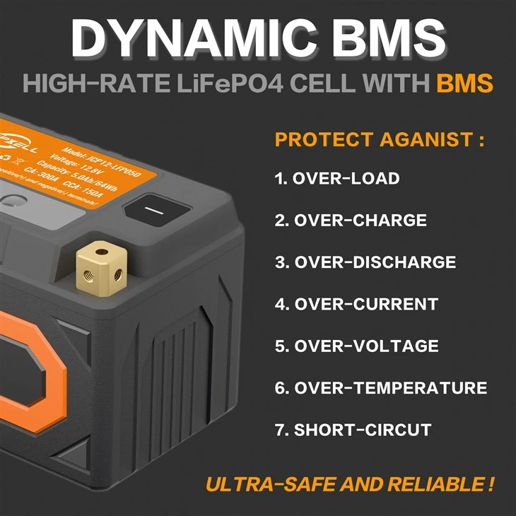 5Ah Lithium Motorcycle Battery 5Ah Lithium Motorcycle Battery