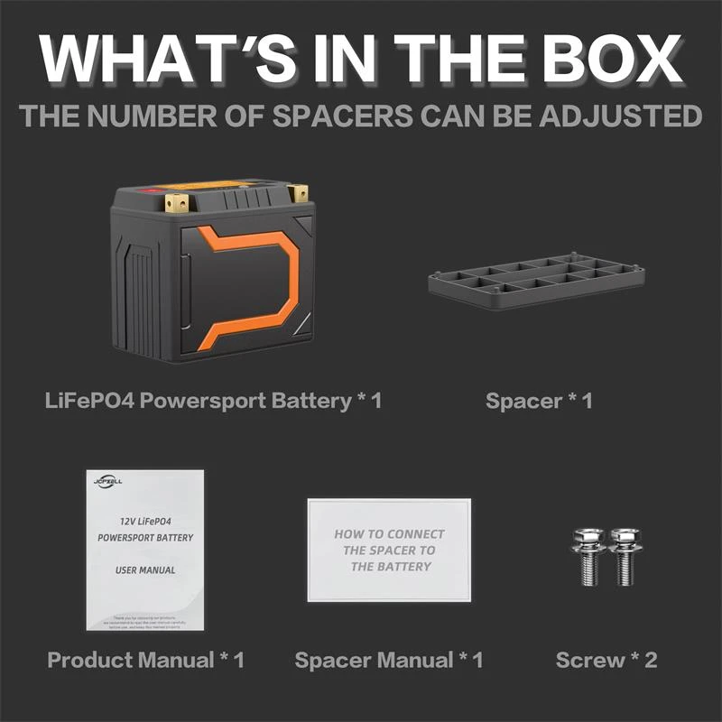 What's included in a 300 CCA motorcycle battery kit? What's included in a 300 CCA motorcycle battery kit?