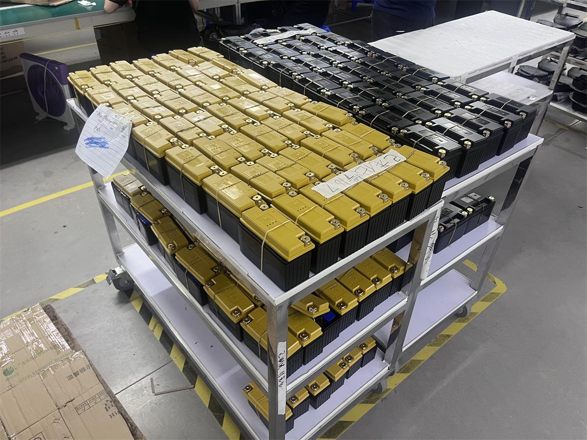 Motorcycle battery production Motorcycle battery production
